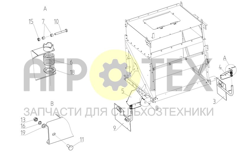 Кронштейны фонарей (142.14.04.000Ф) (№19 на схеме)